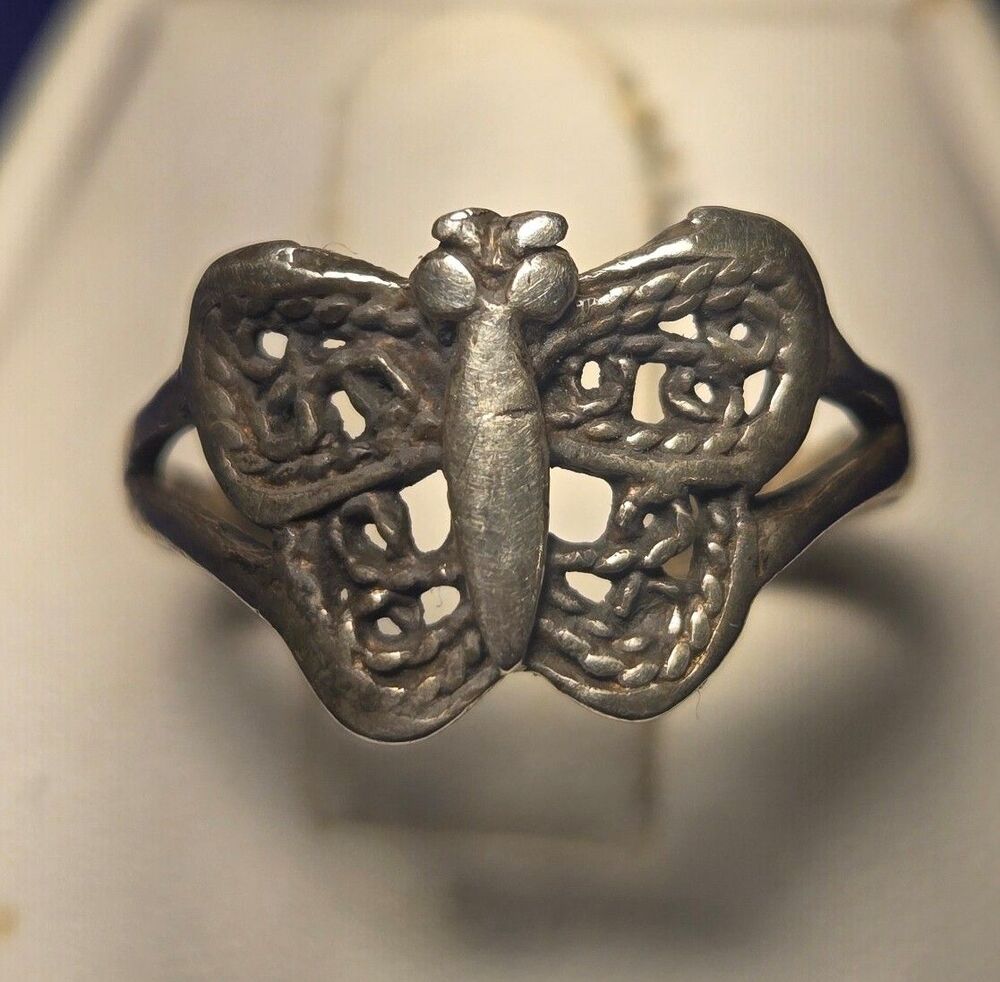 Vintage Sterling Silver 925 Ring Sz 6